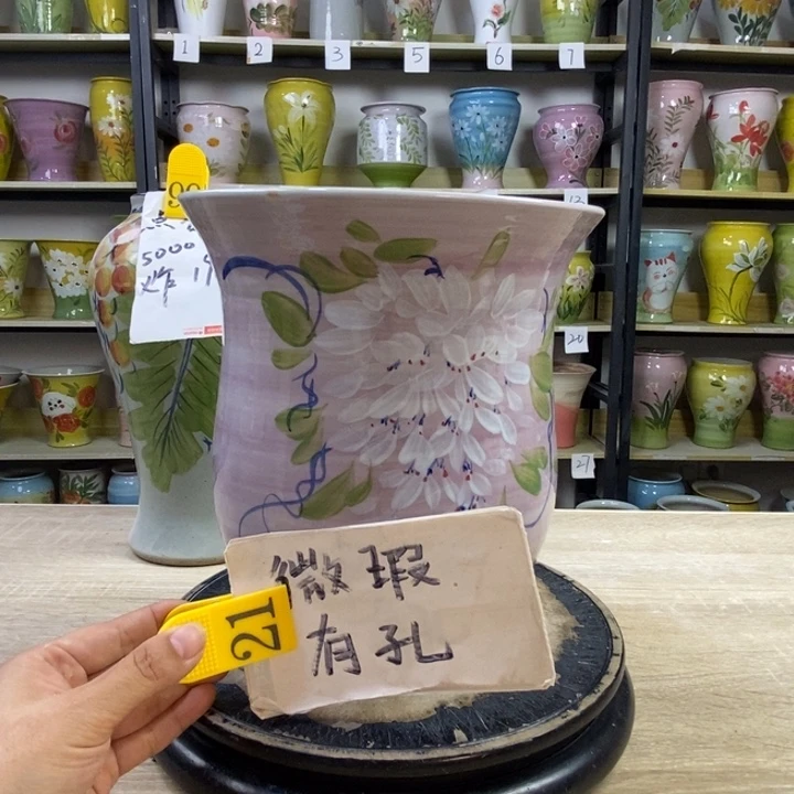 景德镇高温陶瓷花盆