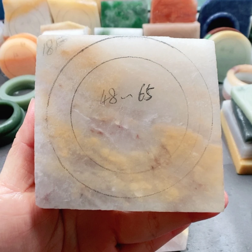 【闪购商品】未镶嵌手镯石英质玉（金丝玉）定制