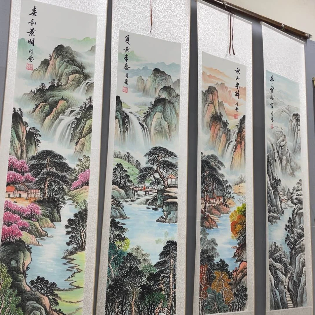 国画老师手笔手绘作品w
