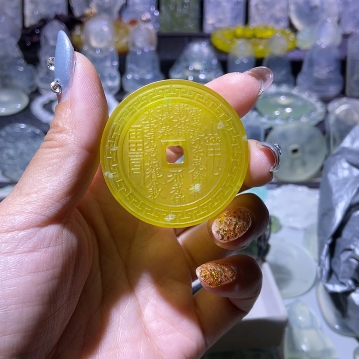 球***玉岫玉未镶嵌吊坠吊坠