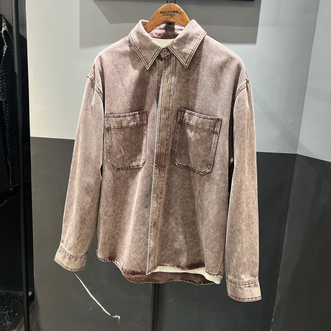 牛仔衬衫夹克外套