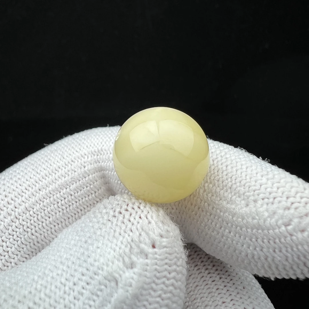 A2933天然蜜蜡制品 圆珠14.9mm一物一图假一罚十