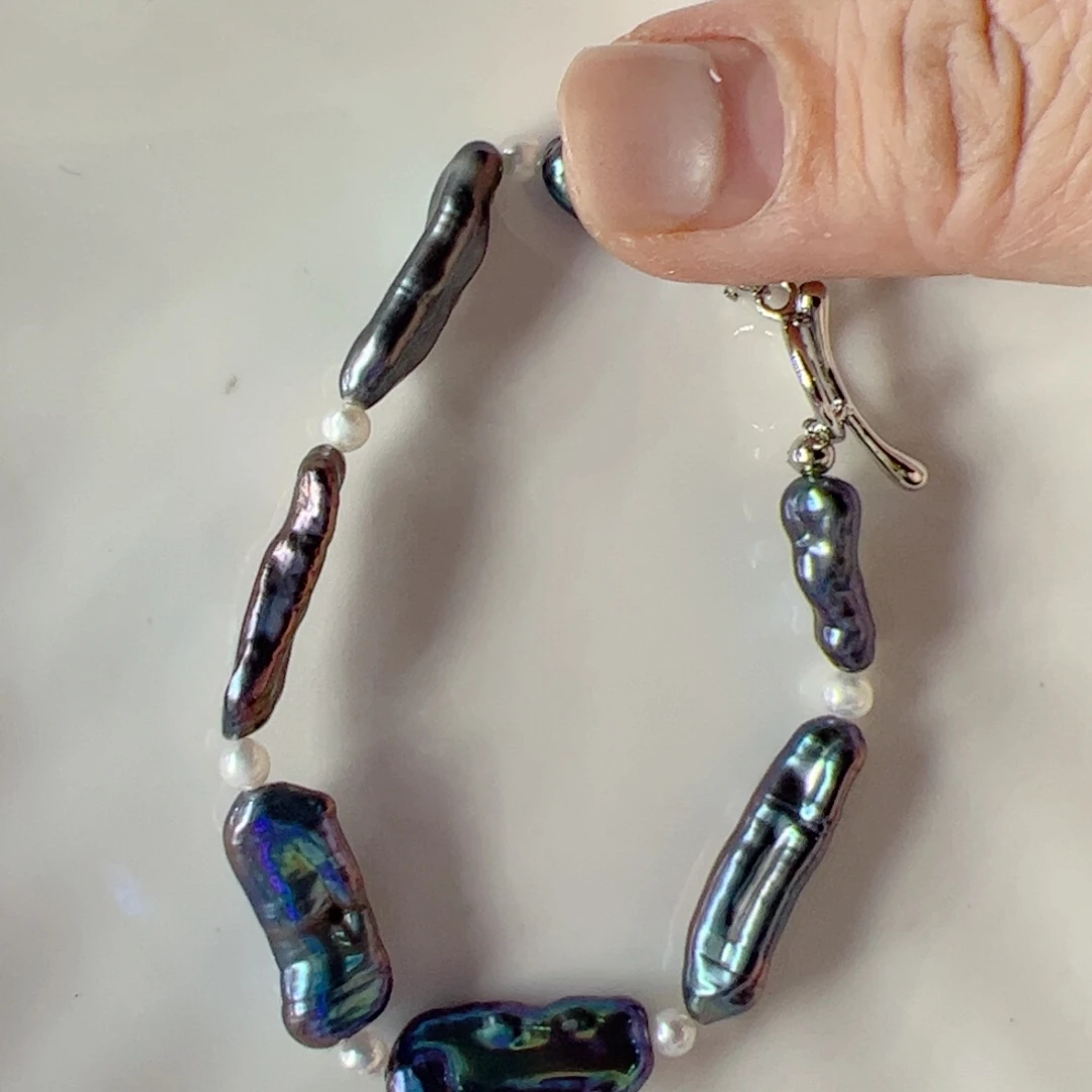 手绳淡水珍珠合金688