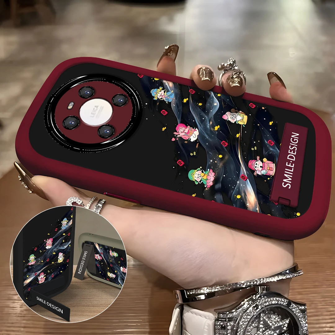 适用于【华为】Mate40Pro/EPro新款时尚高级感财神到我家手机壳