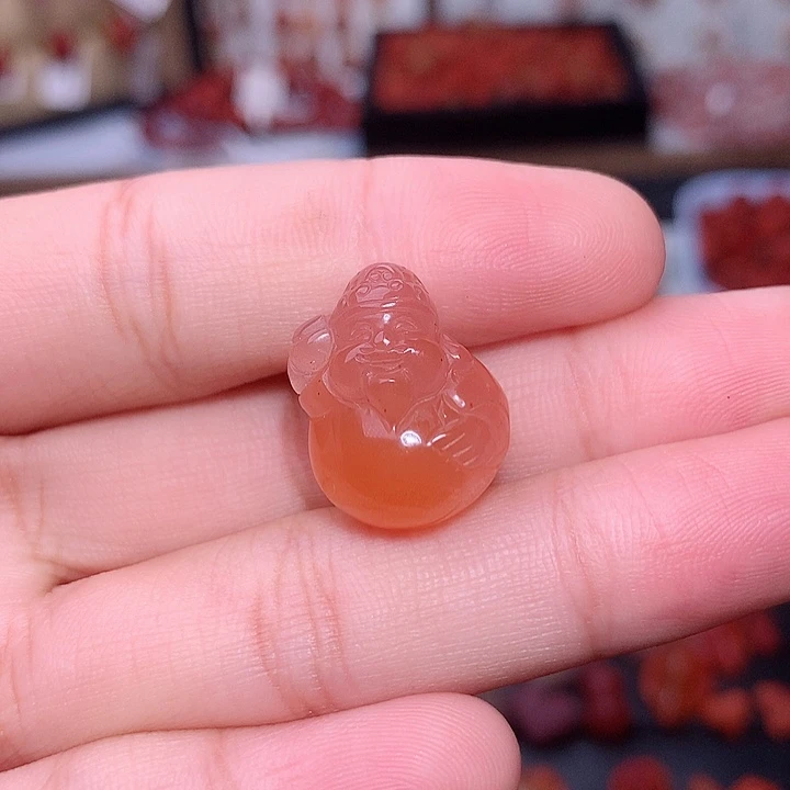 南红玛瑙未镶嵌南红财神