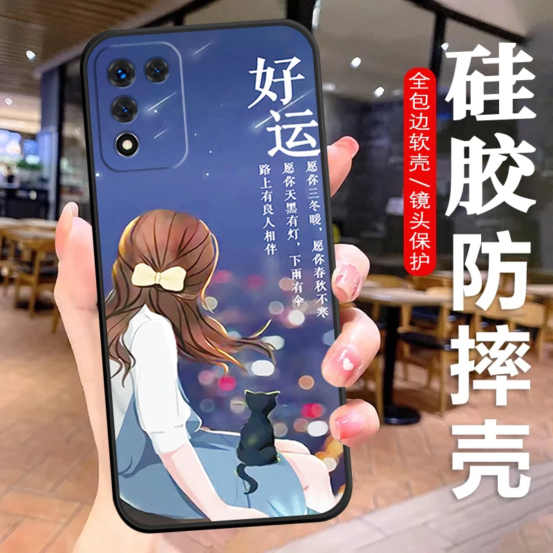 真我Q3t手机壳RMX3042软硅胶全包RealmeQ3t防摔男女抗指纹耐脏新