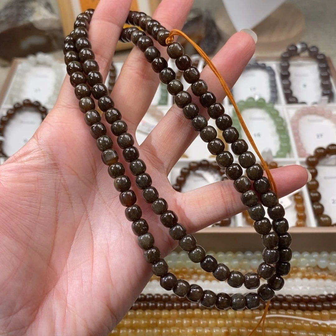 手链未镶嵌和田玉（糖玉）