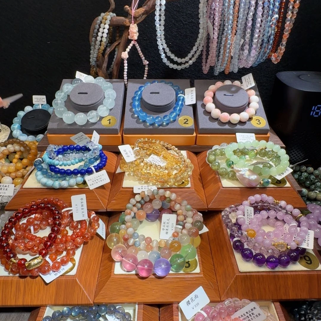 小****银S925镶嵌水晶手链存