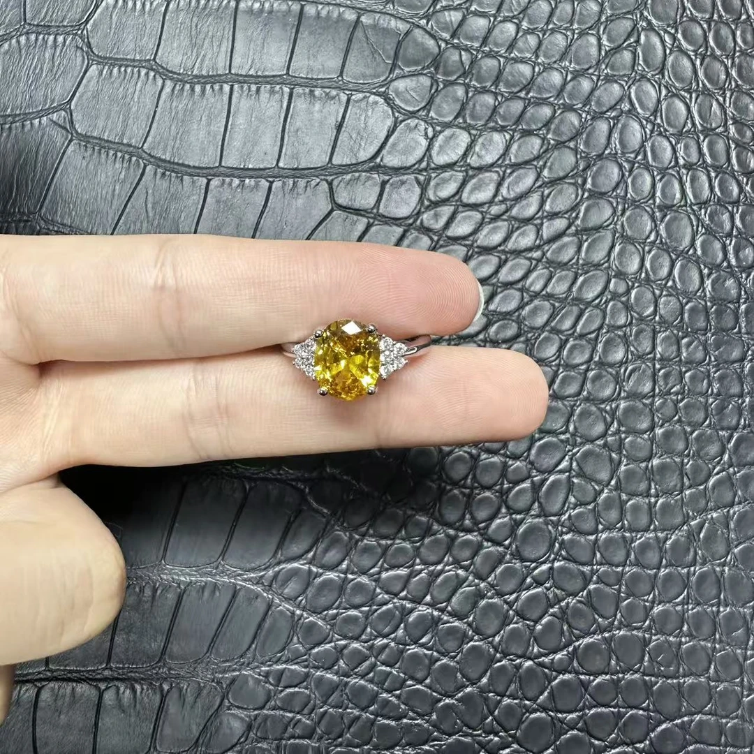 JDP1160阿鲁沙-典藏轻奢黄钻-精工925戒指