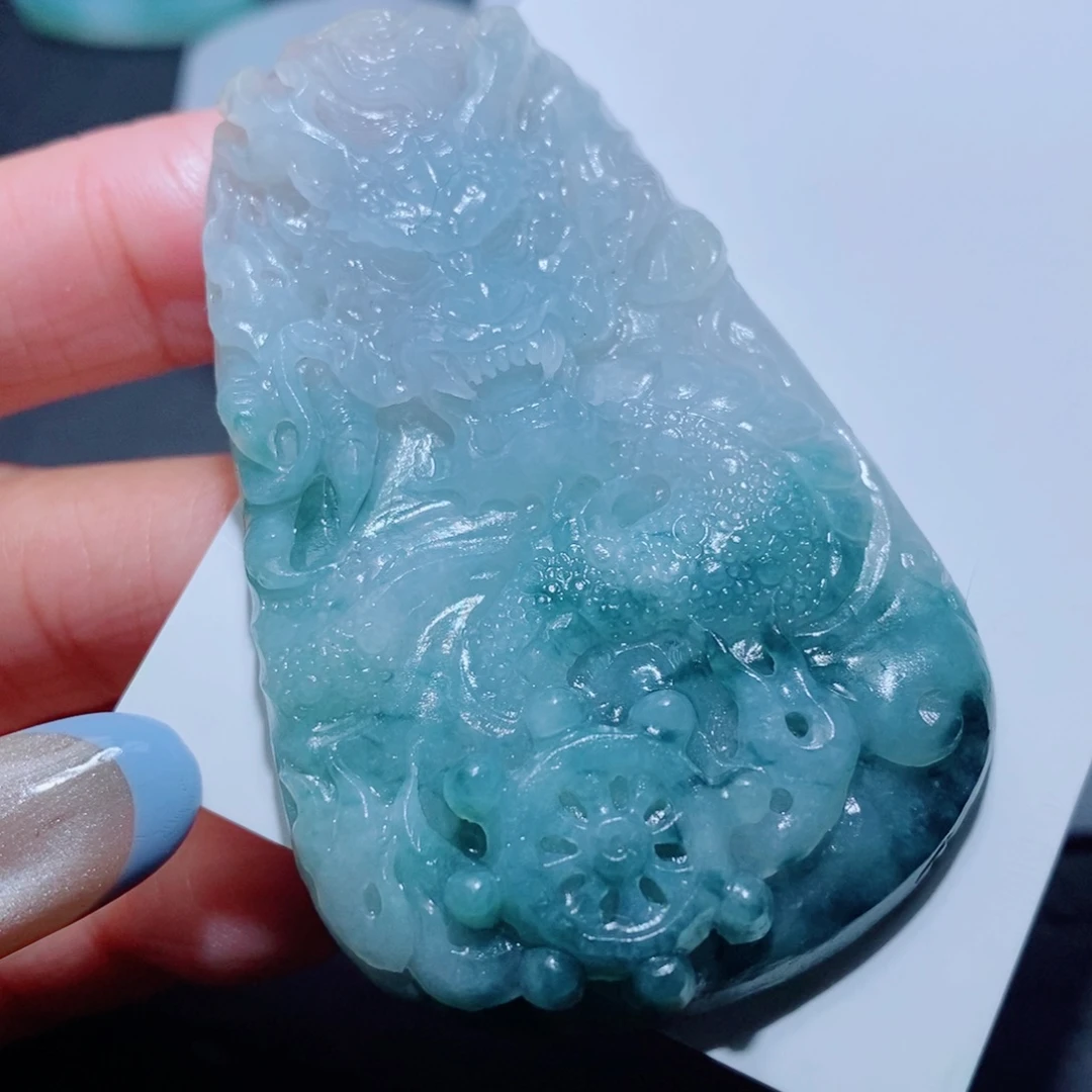 定制翡翠未镶嵌定制毛货翡翠挂件