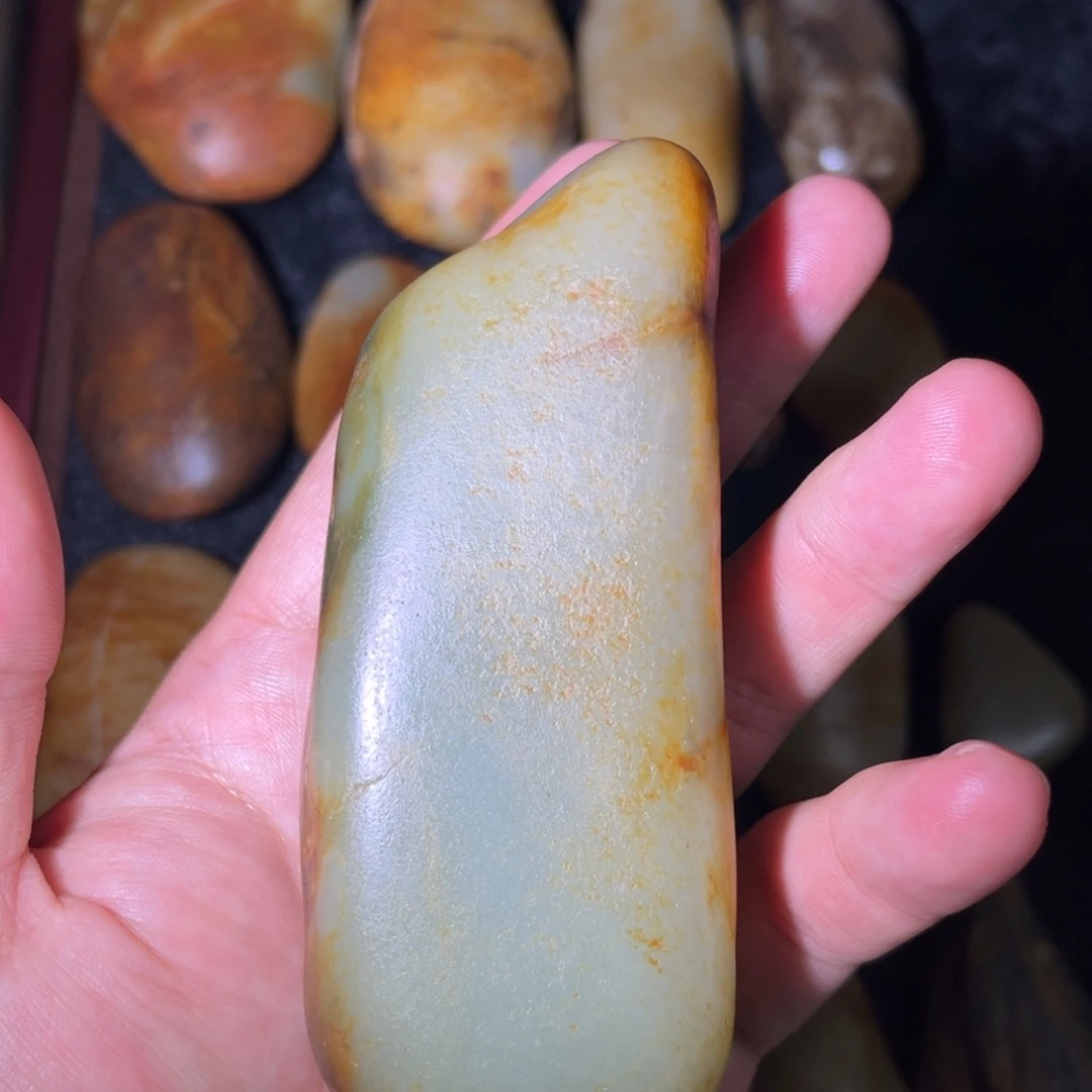 和田玉未镶嵌挂件343