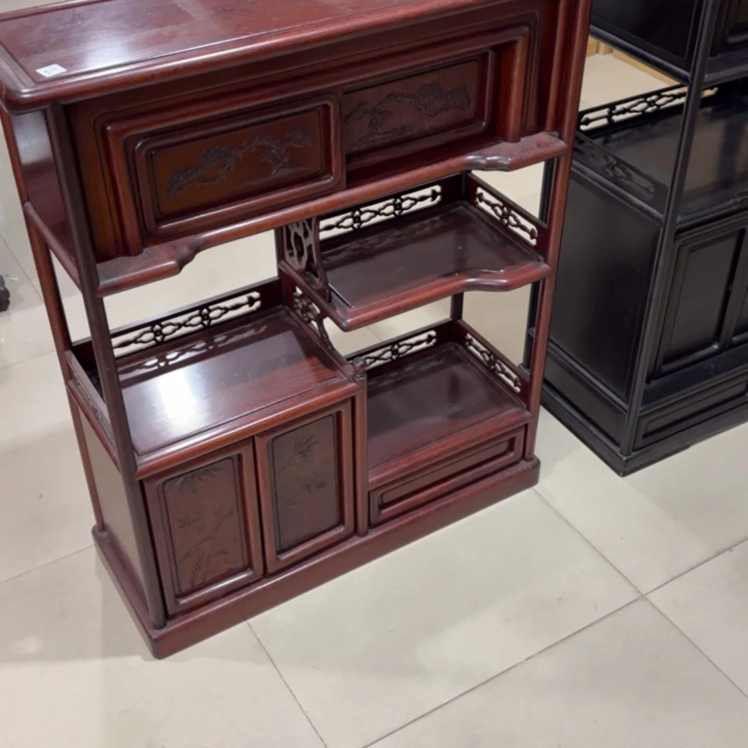 *****花梨木类储物柜般若中古美术工艺品