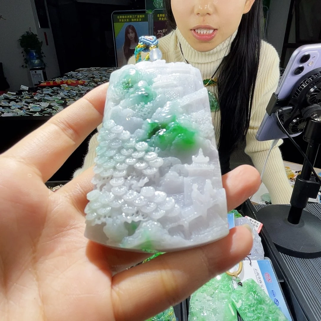 颈饰未镶嵌翡翠一