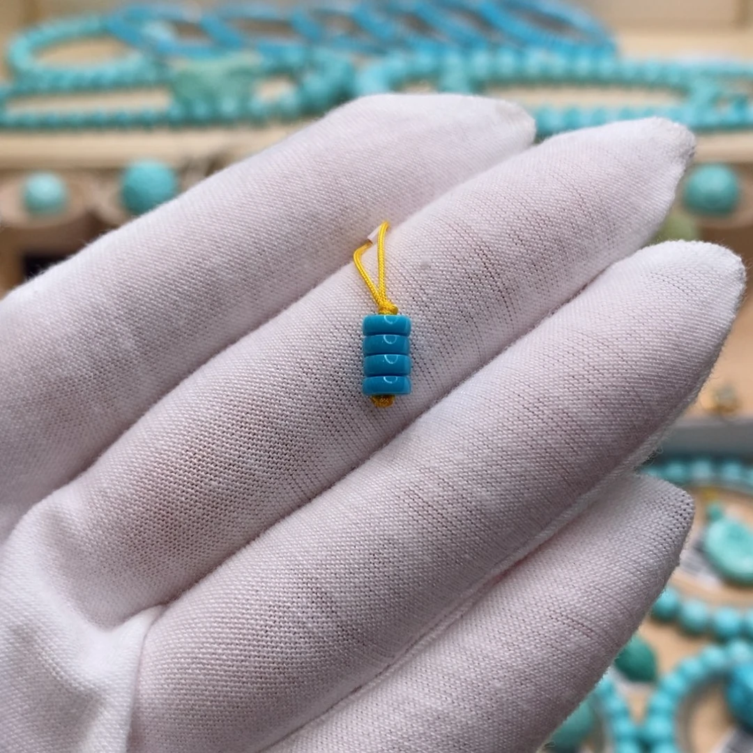 绿松石未镶嵌珠宝奇石4.6mm