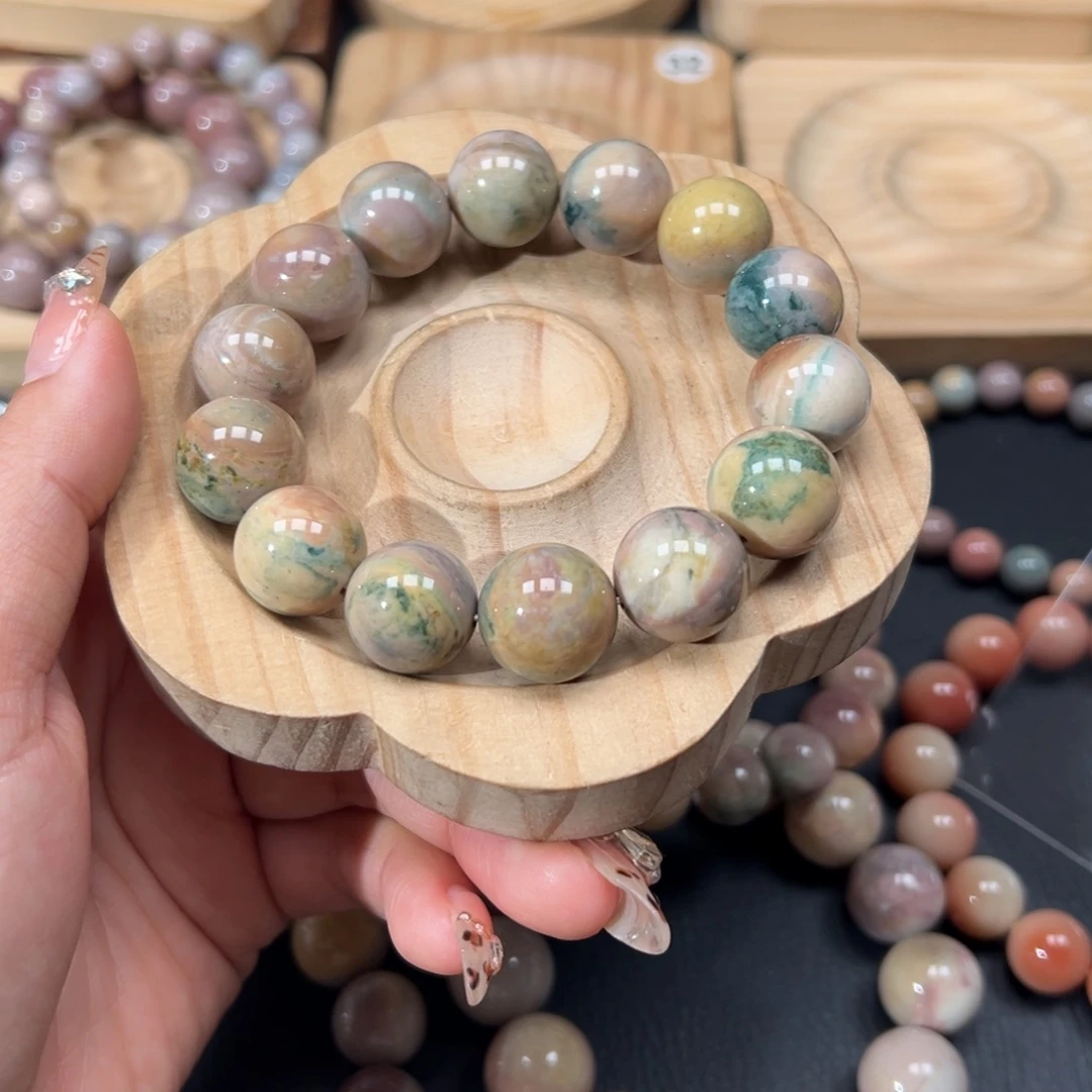 去***！石英质玉未镶嵌手链192