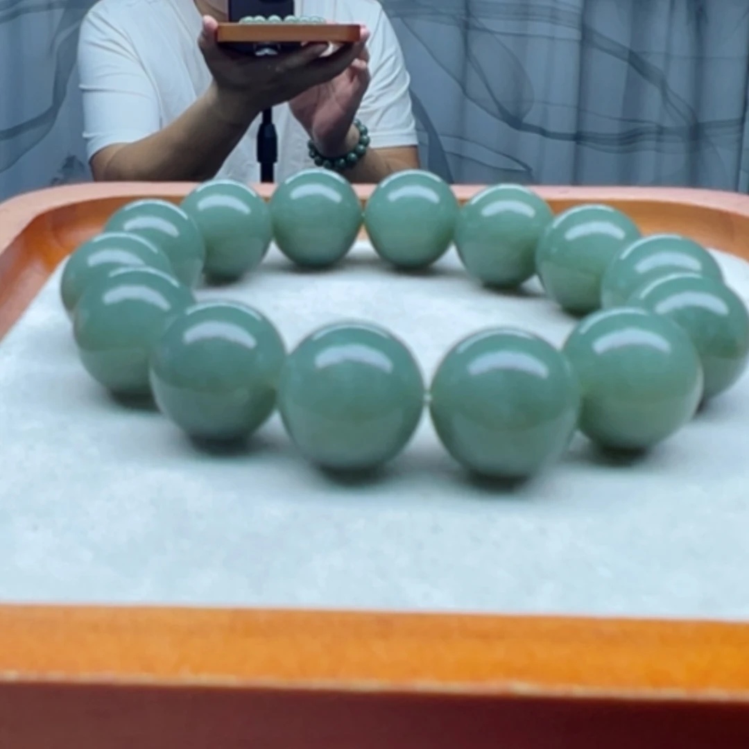 【闪购商品】未镶嵌手串和田玉和田玉纯天然卡16且末天空然