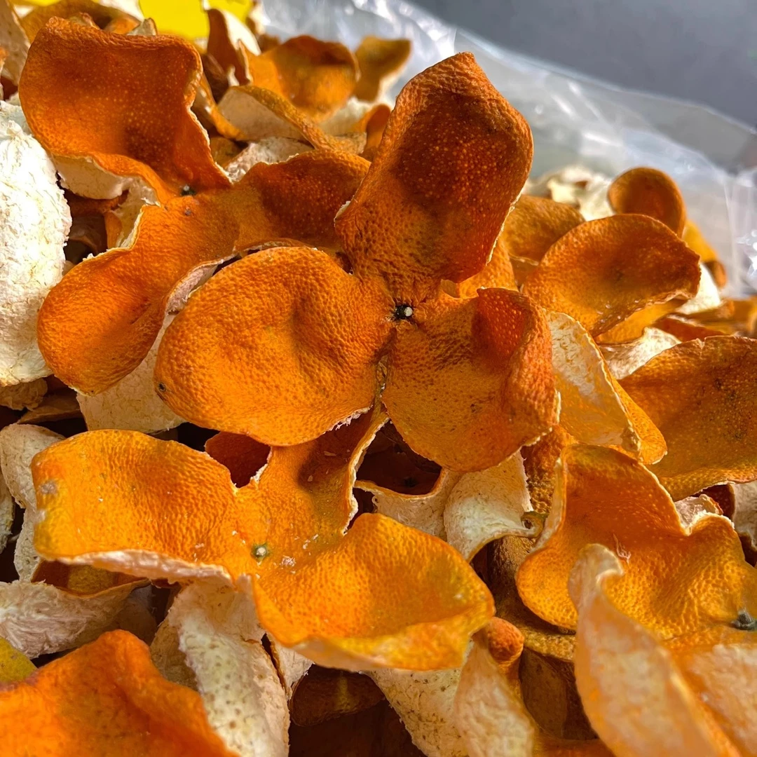 《冬后新皮》东甲原枝2024正宗新会陈皮东甲核心产区大红皮收藏