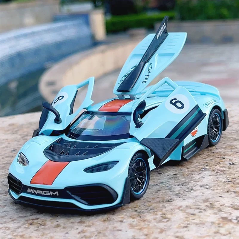 奔驰AMG ONE车模摆件超跑车模仿真合金F1赛车男孩玩具车模型摆件