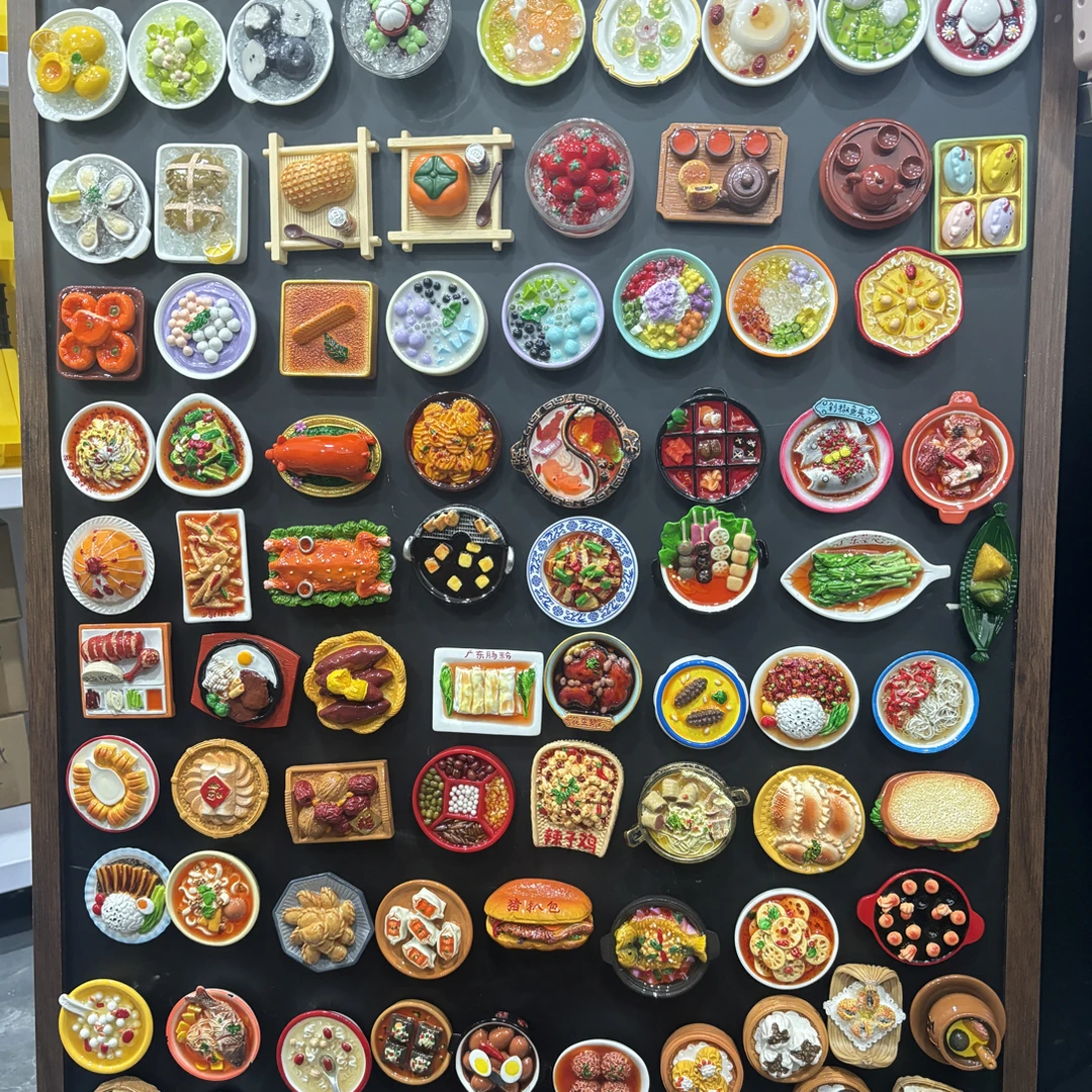 （自选！）食玩冰箱贴树脂磁吸装饰3D立体摆件
