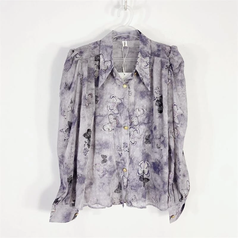 【77衣橱】ED3657精品女装上衣长袖衬衫【红人上新】