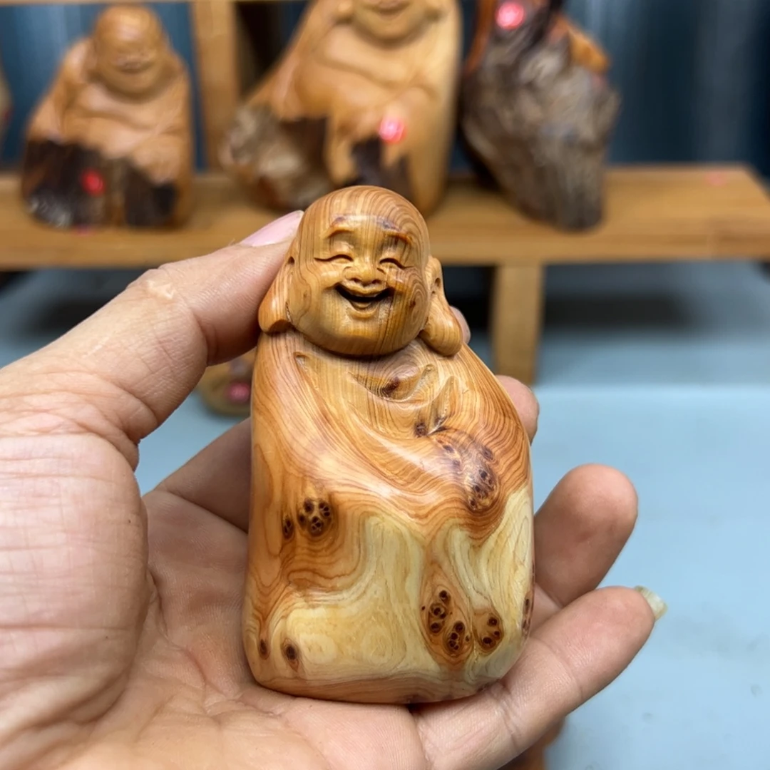 光****木崖柏木摆件手把件