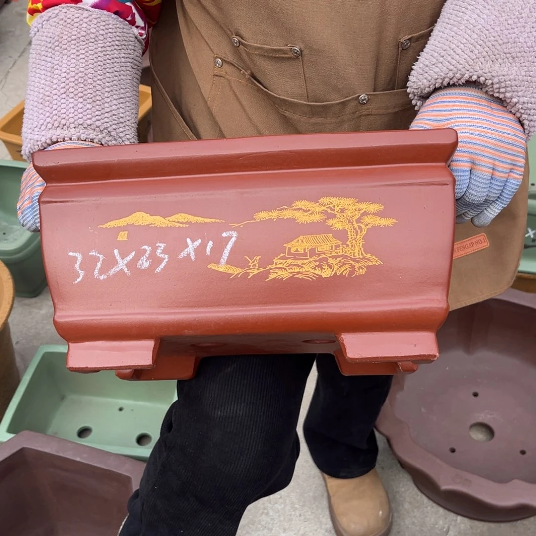 紫砂花盆盆景艺术