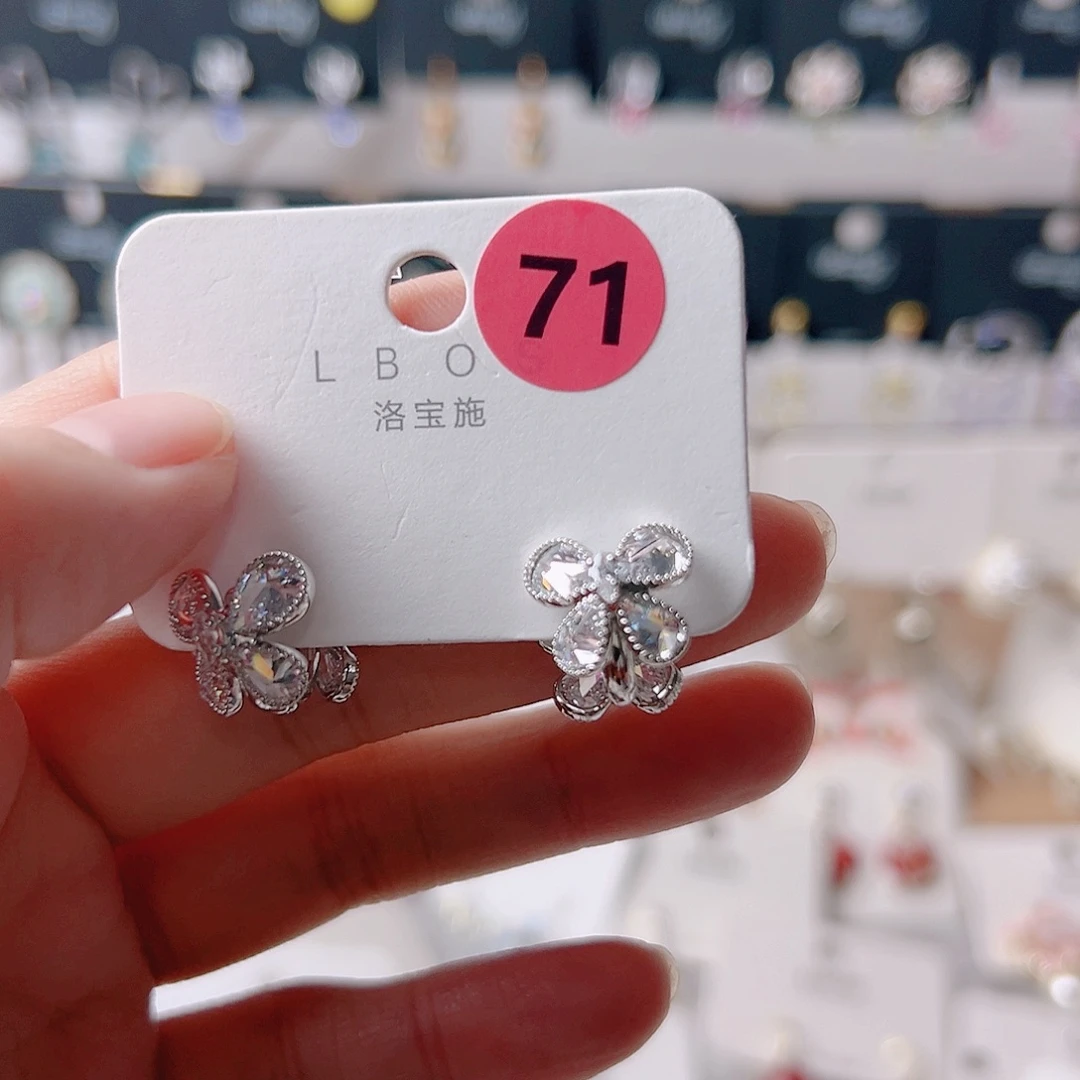 锆石纯铜合金耳环的