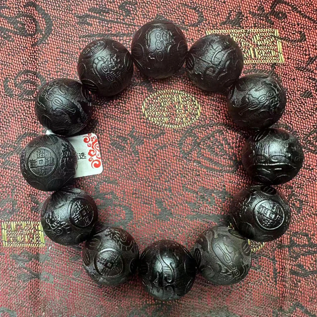 （开总文玩）天然沉香木串214