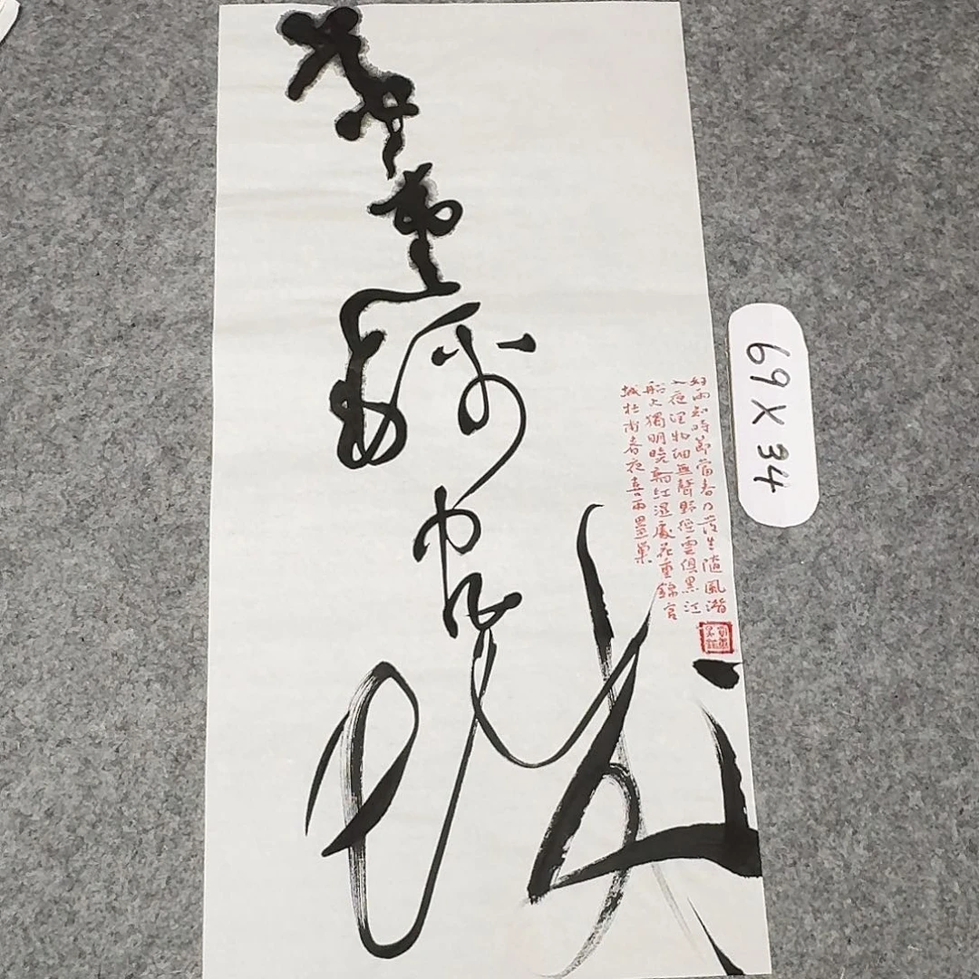 书法清华美院韩康昊69×34啊