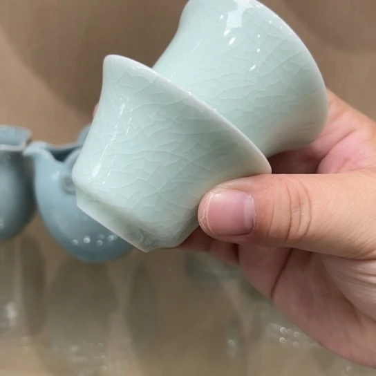 瓷片陶瓷茶具汝瓷茶具