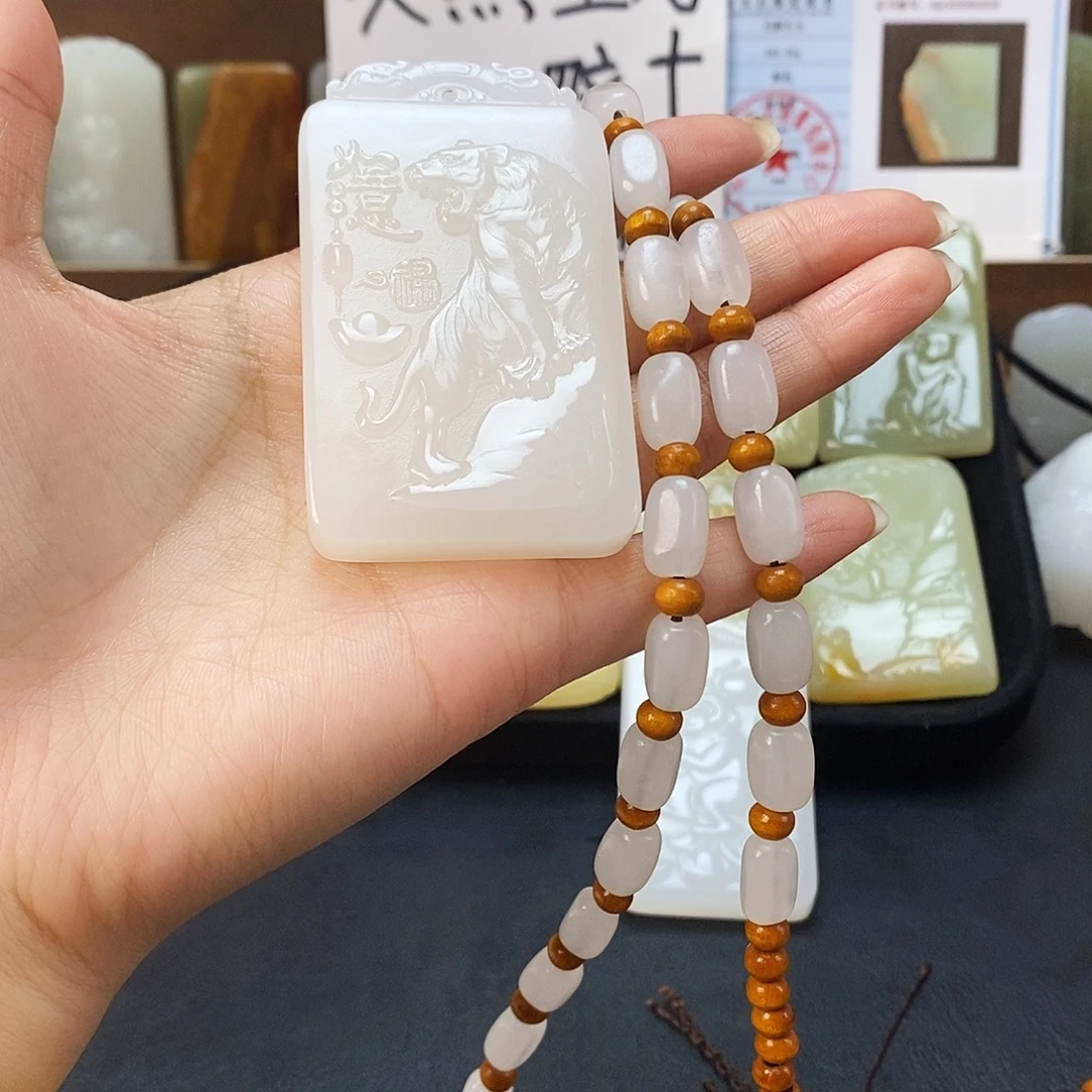新疆昆仑山料方解石玉4