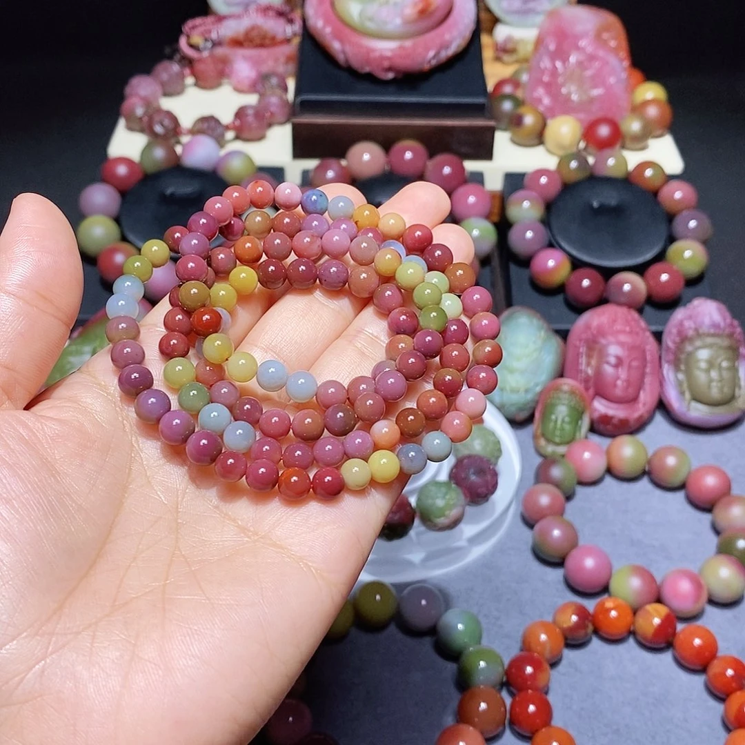 V***y玛瑙/玉髓未镶嵌盐源玛瑙高品108多圈