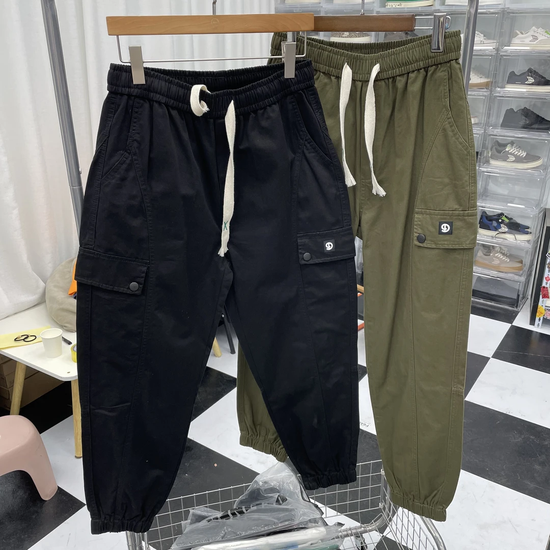 春秋款两色情侣百搭束脚休闲裤D43K01010214