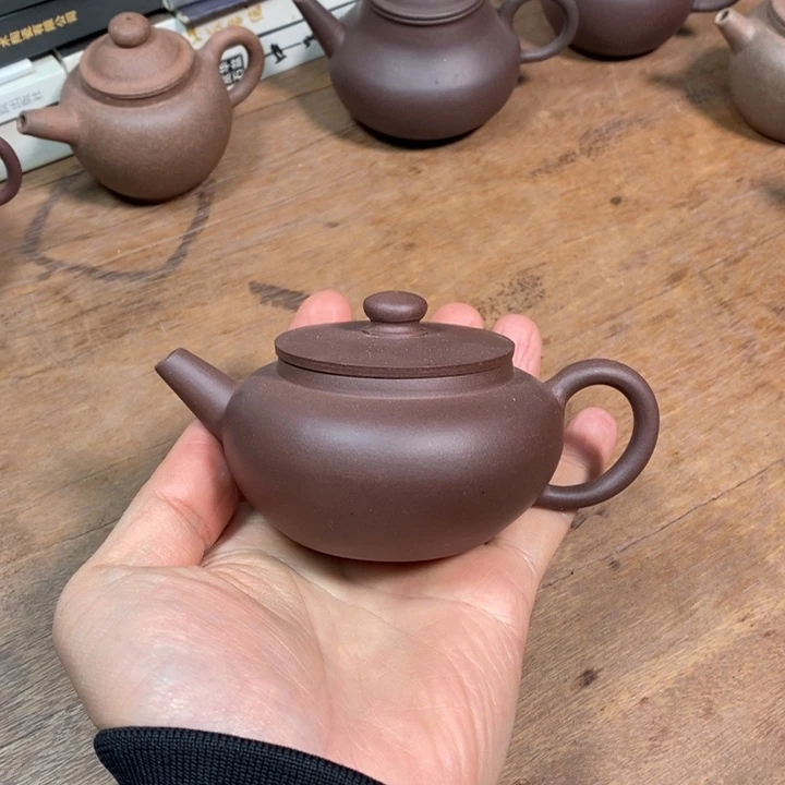 紫砂茶壶120cc全手工摹古