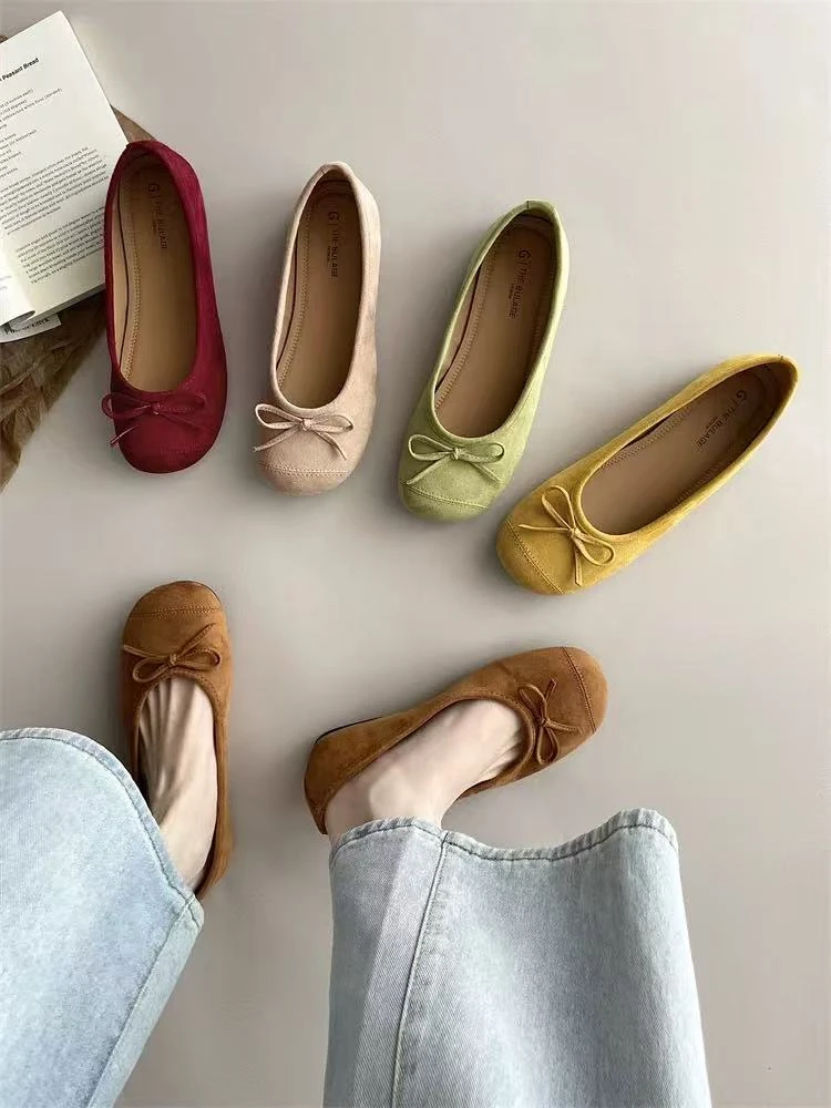 法式气质通勤玛丽珍鞋女2025春季新款方头复古单鞋平底百搭小皮鞋