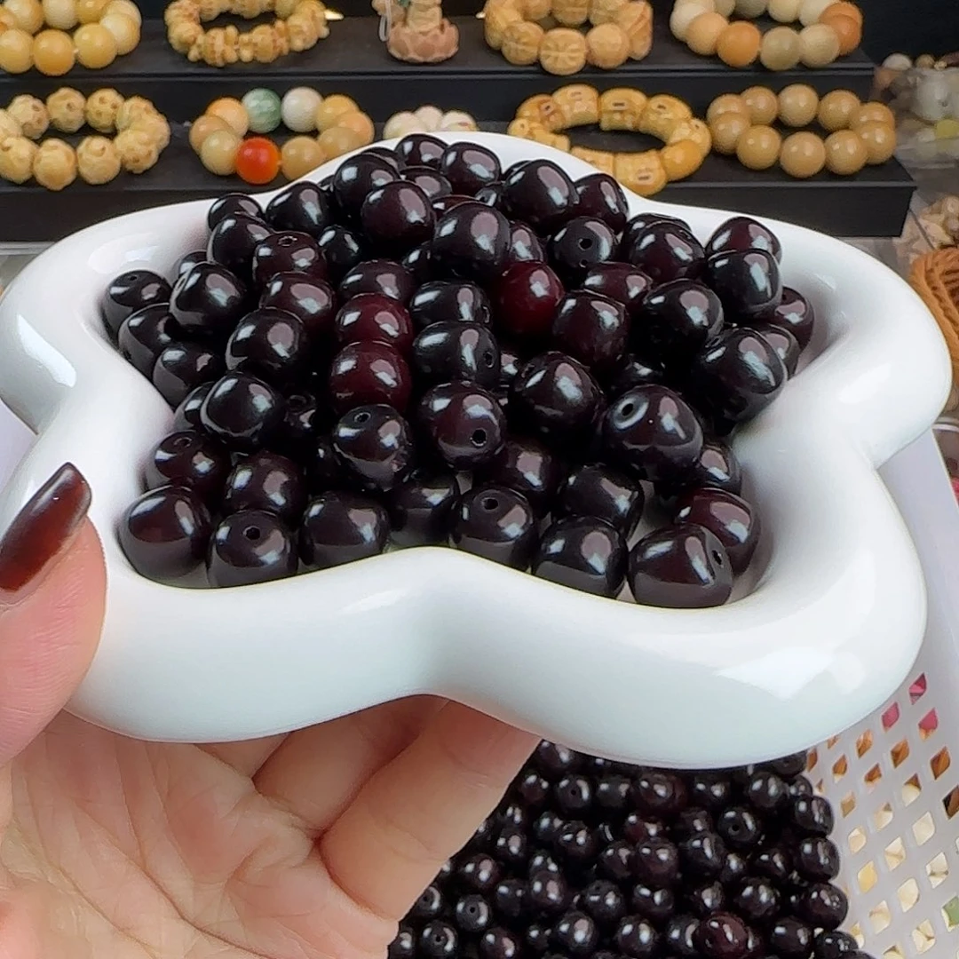 手串菩提根/象牙果卡12黑金红桶100卡牌➕100颗