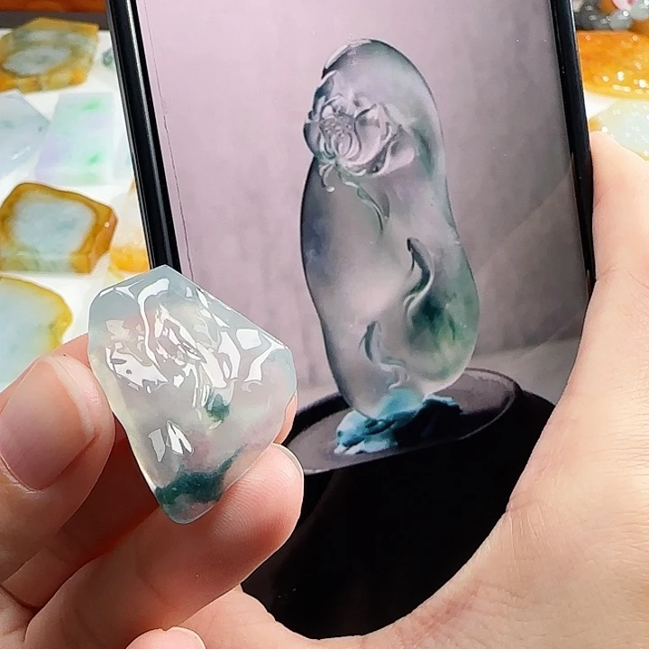 定制翡翠未镶嵌翡翠定制
