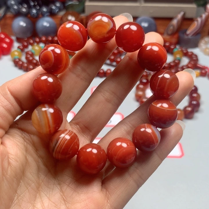 未镶嵌手链玛瑙/玉髓留*