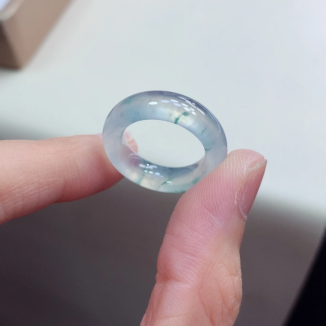 翡翠未镶嵌戒指10号