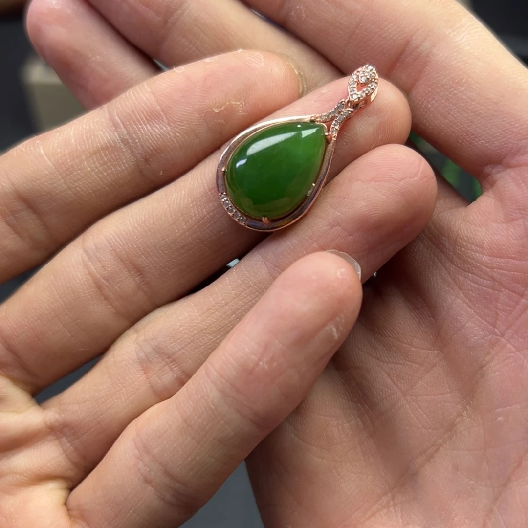 和田玉手链未镶嵌碧玉水滴多样性拍一发一