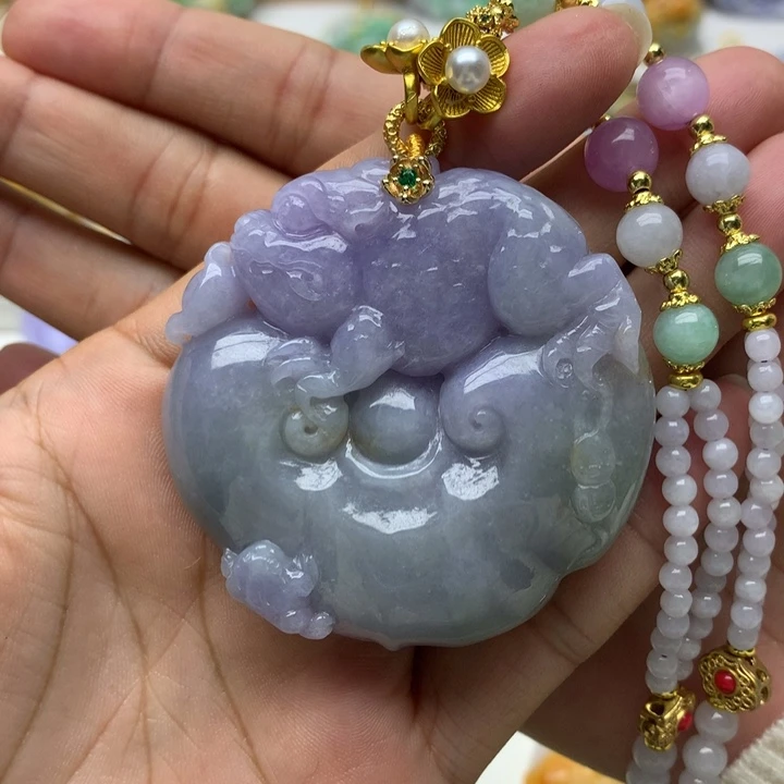 颈饰未镶嵌翡翠翡翠