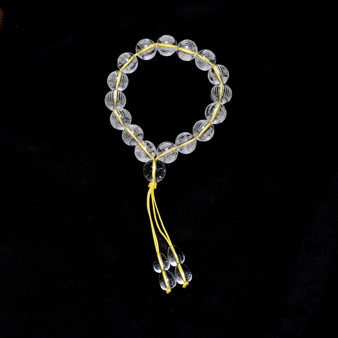 【普陀山欢喜】0707 水晶单圈手串（发货多样性一件）K22359