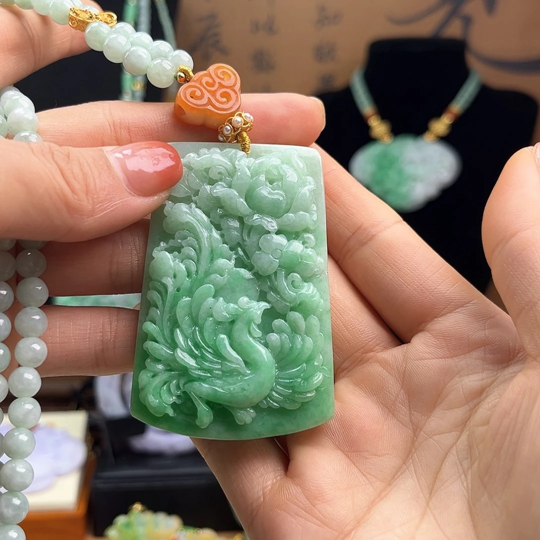 翡翠未镶嵌颈饰天然翡翠