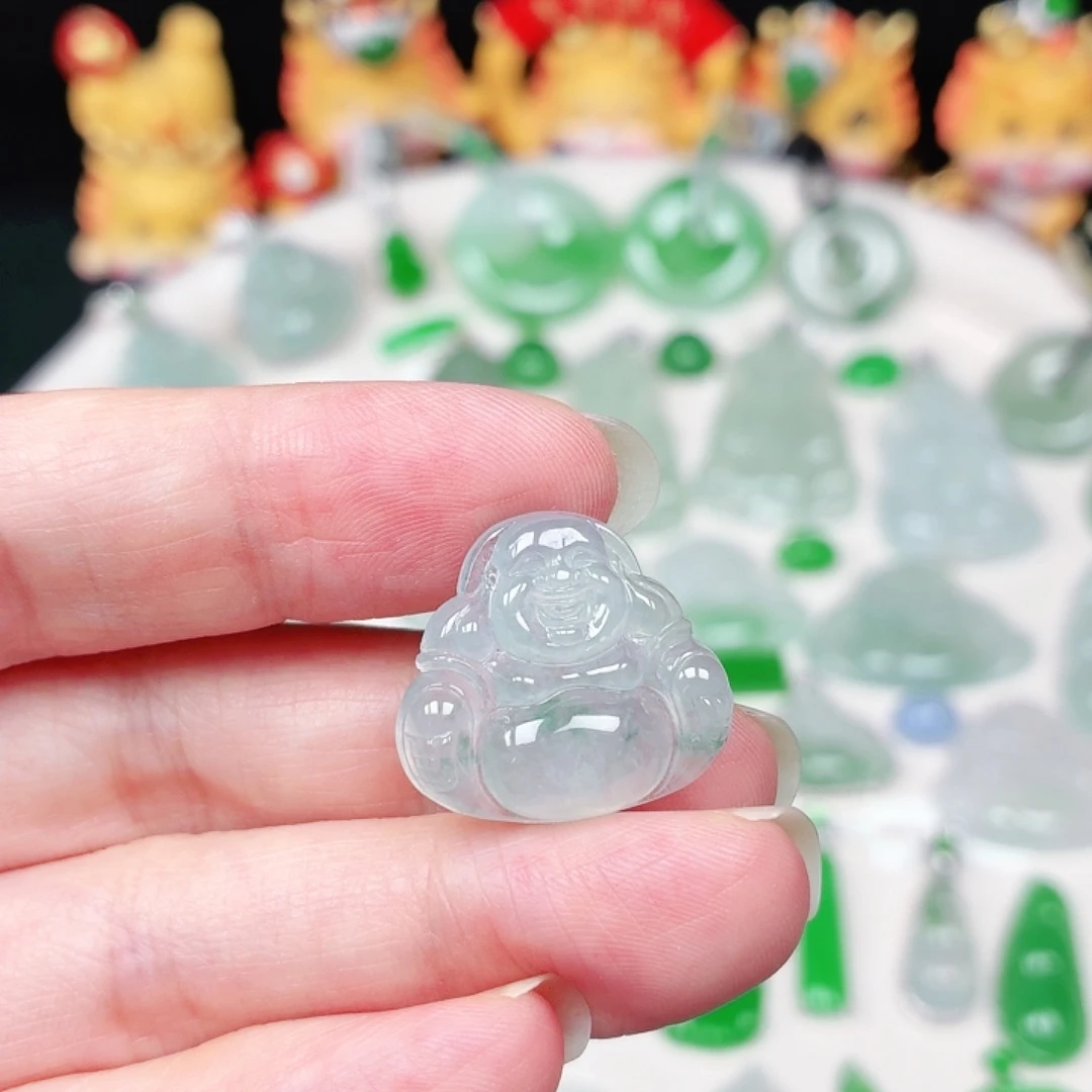 颈饰未镶嵌翡翠缅甸天然A货翡翠