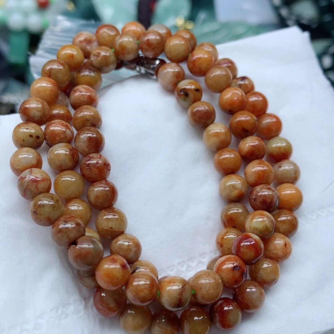 翡翠颈饰未镶嵌手串