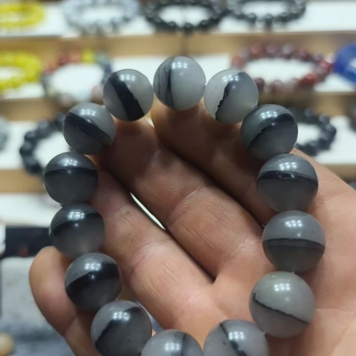 石英岩玉手链未镶嵌主**外