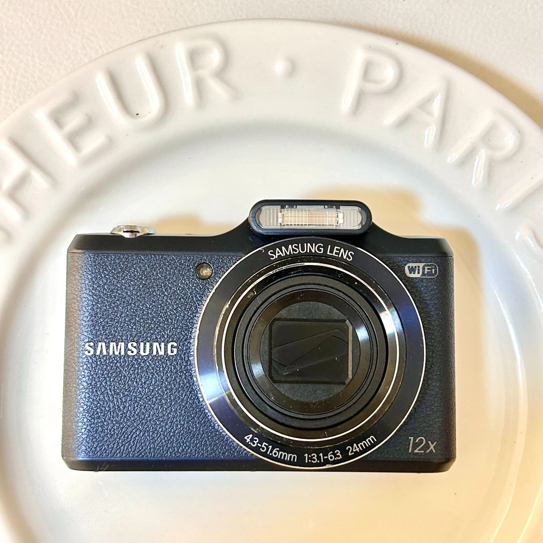 9新 Samsung/三星 WB50F 黑色 1600w像素12倍小长焦 冷白皮ccd