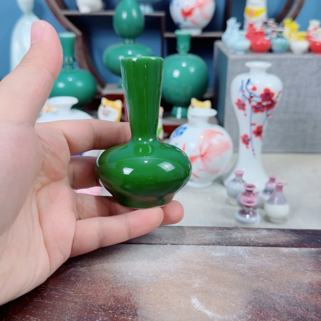 陶瓷手工小花器摆件