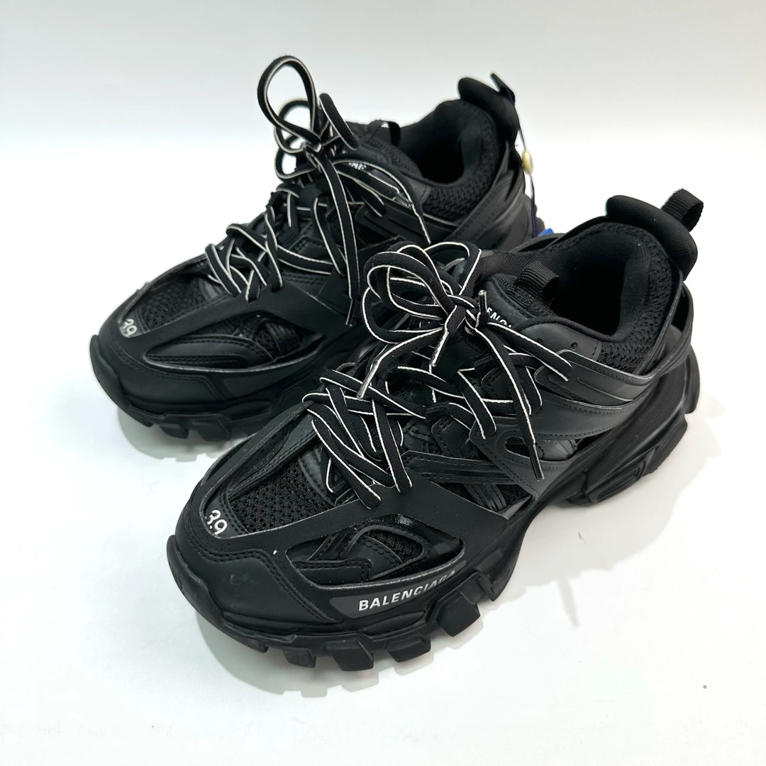 99新 Balenciaga/巴黎世家 39码 黑色 Track1.0 老爹鞋 bl0101