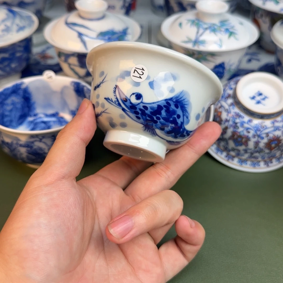彦祖纯手工手绘茶具121